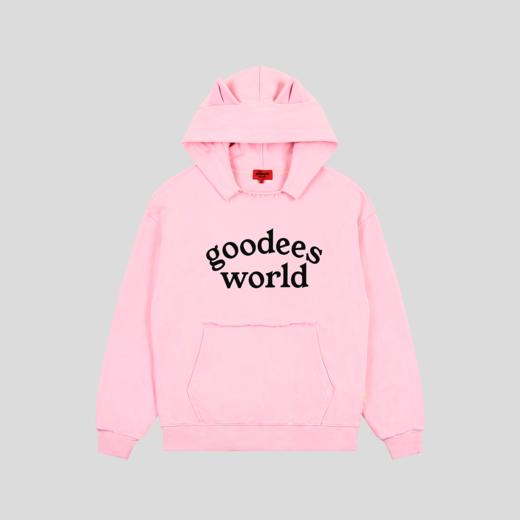 GOODBAI GOODEES 猫耳logo印花连帽卫衣 商品图2