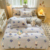 自然醒卡通A类小清新印花牛奶绒被套单件单独被罩加厚珊瑚绒冬QJ 商品缩略图1