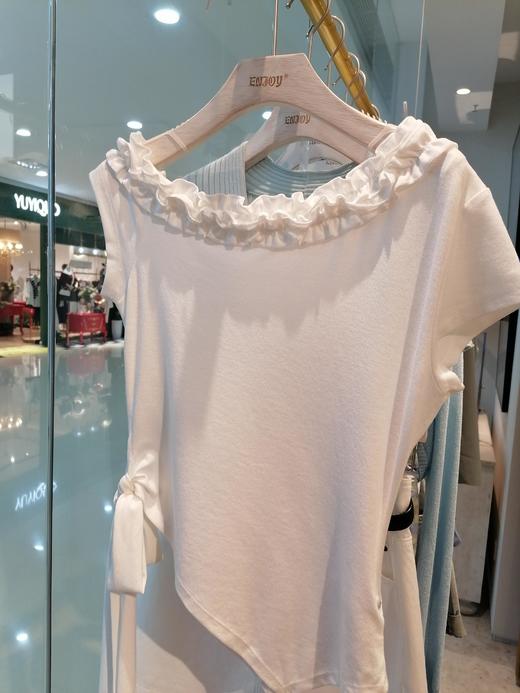 【门店同款】ENJOY夏季“悠然之境”甜美斜肩上衣 162504244 商品图0