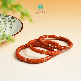 珠光宝气*南红精工药片手串约6*2mm