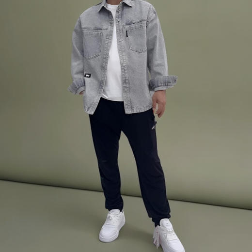 双星名人男款牛仔外套534901 商品图0