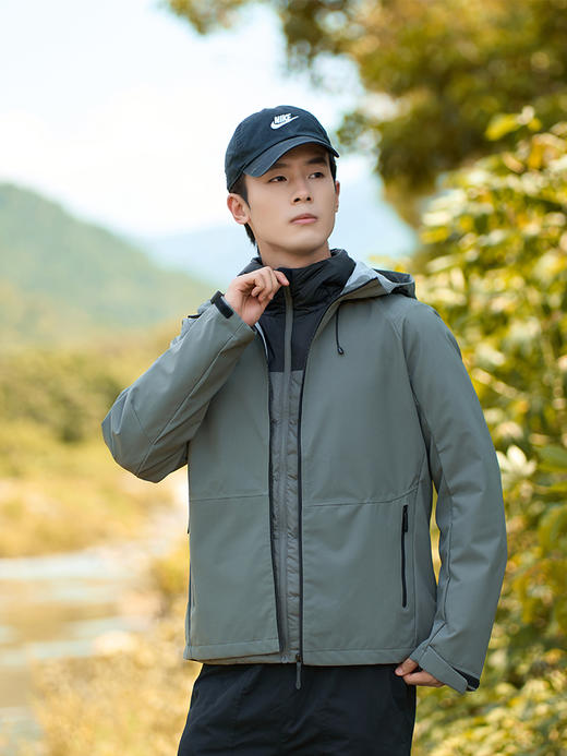 石墨烯蓄热 情侣轻量三合一羽绒内胆户外服 可脱卸冲锋衣防风防水保暖男女款两件套BSW24555S 商品图4