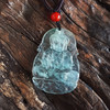 【天然正品】天然收藏级老坑木那高冰种观音坐莲（平安安乐）翡翠吊坠项链230325AH23 现售价：11800 商品缩略图5