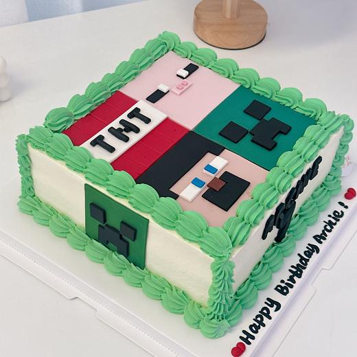 我的世界主题蛋糕-低糖处理无添加 商品图3
