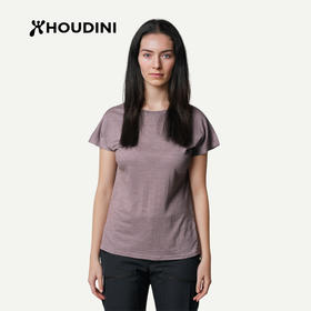 HOUDINI胡丁尼Activist Tee 积极 女户外快干美利奴羊毛短袖T恤 137874