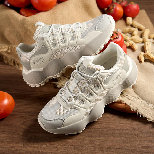 【骆驼花生鞋】2025秋季新款户外运动鞋休闲老爹鞋情侣登山 G15S171012/B_G25S171012/B 商品图4