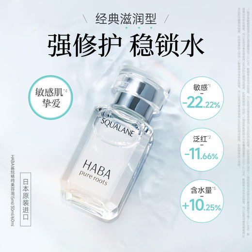 【滋养抗皱】HABA角鲨烷油1代精纯美容油 保湿补水舒缓护肤【非质量问题不退换】 商品图0