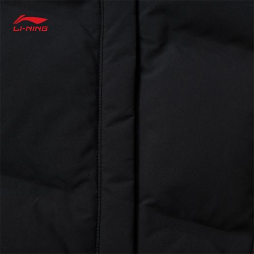 李宁男子防泼水80%鸭绒长羽绒服AYMU635 商品图4