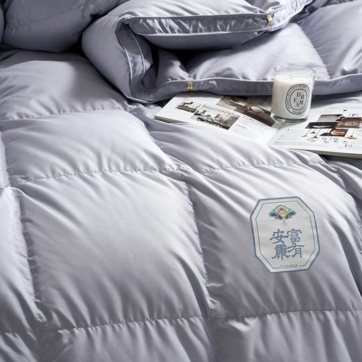 【爆】【6F】富安娜A类抗菌鹅绒被/富有安康，牌牌价9800~10800，双11活动价1999 商品图2