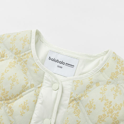 【premium】巴拉巴拉高端线冬季羽绒服羊毛开衫两件白鹅绒羽绒女 商品图3