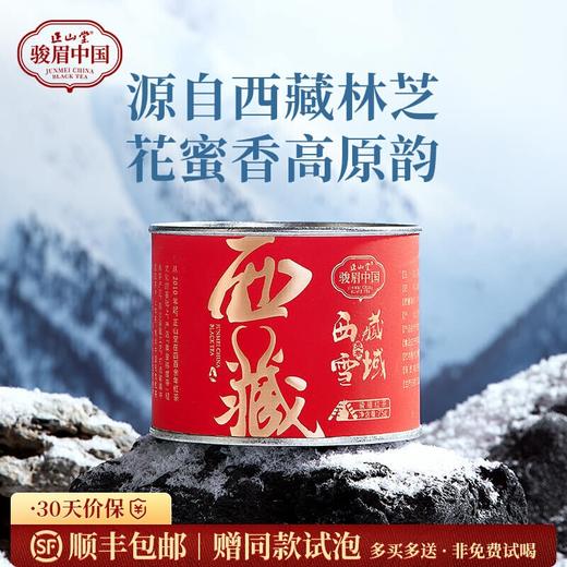 正山堂骏眉中国 西藏林芝雪域灵茶 特级红茶正宗茶叶罐装75g 商品图0