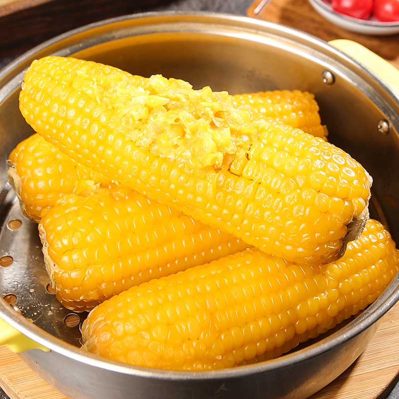 【山西静乐黄糯玉米10根】甜糯鲜嫩，真空锁鲜包装，高压灭菌，粗粮早餐的不二选择！