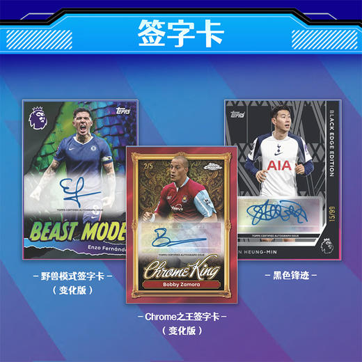 25-26 TOPPS 英超足球收藏卡球星卡盲盒限量收藏卡球迷周边补充包 商品图3