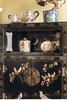 【已售】独角鹿西洋古董 1950-1960年代中国创汇时期出品东方花鸟主题黑漆描金百宝嵌边柜 商品缩略图2