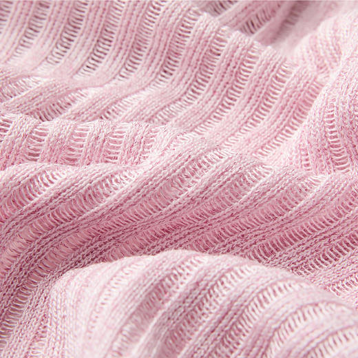 PURE TOUCH女装25秋冬新款圆领桑蚕丝混纺针织开衫竖条纹外搭开衫 商品图2