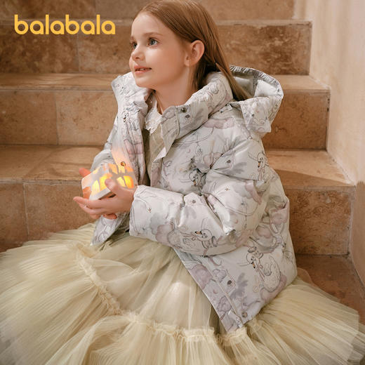 【premium】巴拉巴拉高端线冬网纱半裙多层大摆梦幻甜美纱裙女童 商品图2