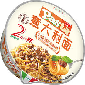 康力意大利面北美黑胡椒牛肉酱料理碗装