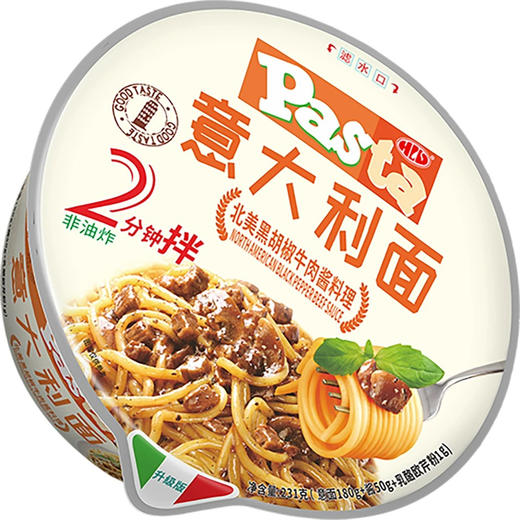 康力意大利面北美黑胡椒牛肉酱料理碗装 商品图0