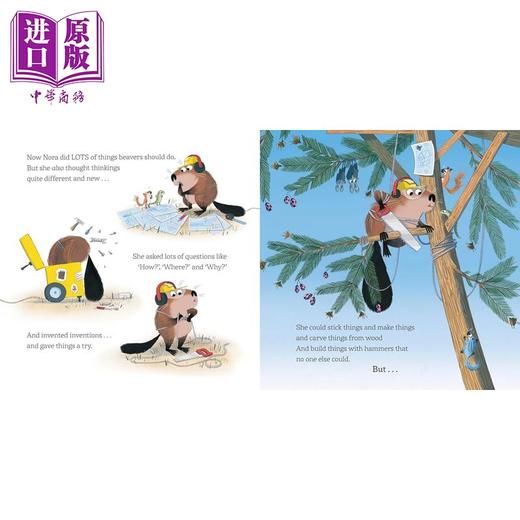 【中商原版】忙碌的海狸 Kate Hindley The Busiest Beaver 英文原版进口 儿童绘本 动物图画书 充满戏剧性和满足感的温暖故事 商品图1