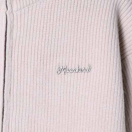 SDSA男士秋冬新款痞帅男装潮牌潮牌字母立领拉链针织衫时尚毛衣 商品图3