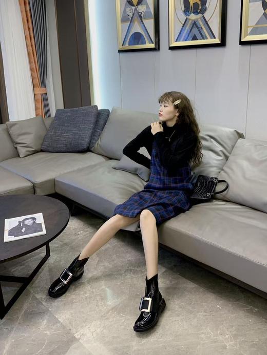 RV 经典方扣切尔西短靴 （ZX*DBG） 商品图4