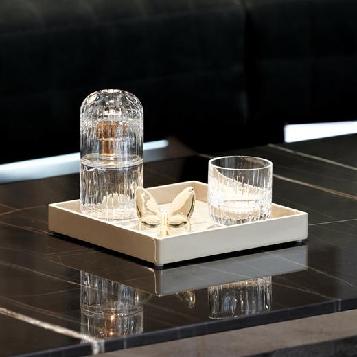 派斯漆器四格托盘 RESONG日诵家居 四格方形亚克力收纳盘 商品图3