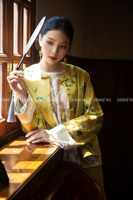 【门店同款】ENJOY秋季云敛-东方画笔刺绣钉珠外套 164843320 商品图7