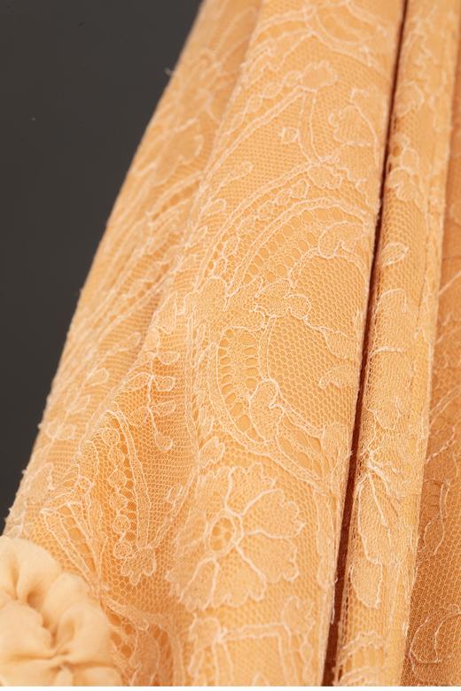 独角鹿西洋古董 19世纪英国出品蛇纹木及竹材嵌爱恋主题描金手绘瓷面画伞柄装饰丝绸蕾丝伞面古典阳伞 商品图5