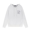【KARL LAGERFELD】连帽提花套头针织卫衣 商品缩略图0