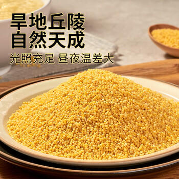 吾谷为伴有机建平小米5斤 黄小米 小黄米 月子米 小米粥 杂粮 真空包装 /粮油调味 /杂粮 /谷米类 商品图2