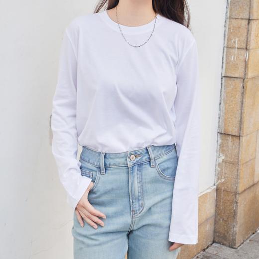 天丝棉速干圆领长袖T恤|透气速干，运动/通勤都能穿，经典两色 商品图4