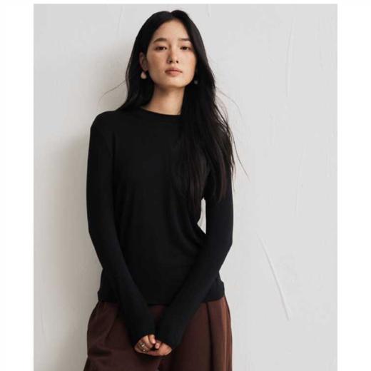 老米优品🎈3-5天！小立领/大圆领《品质款秋冬肌底衣 🍂醋酸天丝羊毛  面膜打底tee》软糯又温暖 ， 质感nice~ 礼袋包装 加赠羊毛专用天然樟木球 防虫防蛀防霉 商品图8