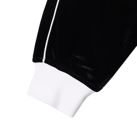 WT223SDSA男士秋冬新款痞帅男装绒面撞色拉链立领卫衣百搭时尚开衫外套 商品图4