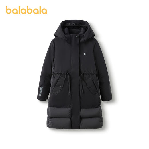 【lab系列】巴拉巴拉儿童长款羽绒服冬季童装女外套加厚保暖防护 商品图4