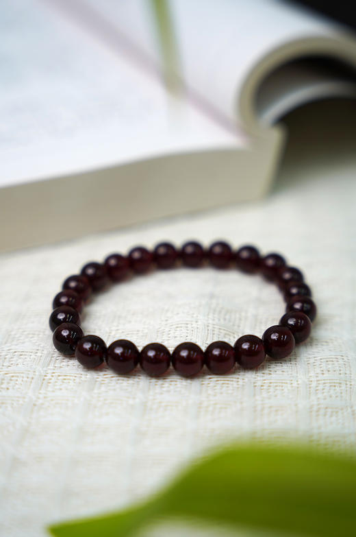素园 石榴石水晶手串 高品质 商品图0
