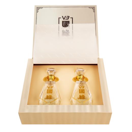 国缘V3 浓香型白酒 40.9度 500ml*2瓶 礼盒装 商品图2