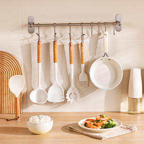 摩登主妇304不锈钢厨房置物架锅铲子勺子挂架挂杆免打孔收纳挂钩