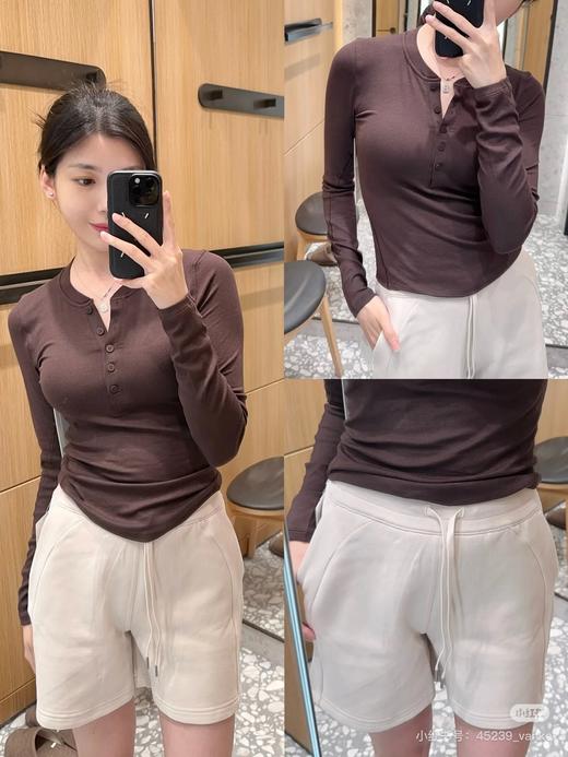 lulu ｜ hold tight同款纽扣亨利衫 商品图6