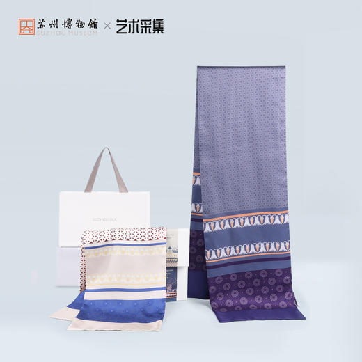 苏州博物馆 亚述纹饰长巾 商品图3