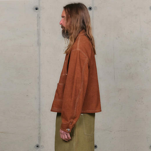 Story mfg STATION JACKET 男女款天然染色工装夹克外套 商品图2