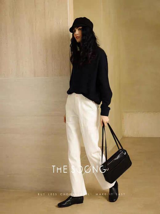 THESOONG"赫里主义"莱赛尔羊毛抗皱可机洗polo领长袖上衣DWY5437 商品图4
