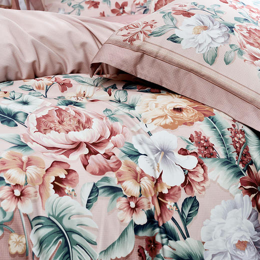 【爆】【6F】富安娜聚温暖床单四件/樱之漫舞，牌牌价1879~5379元，活动价1299元大小同价，赠送100%新西兰羊毛冬被1条 商品图3