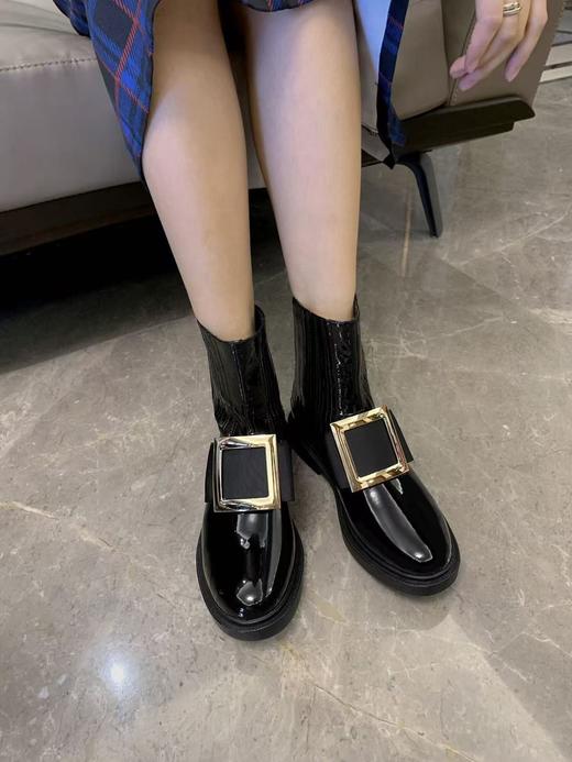 RV 经典方扣切尔西短靴 （ZX*DBG） 商品图2