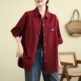 GYH 1735宽松衬衫韩版休闲百搭上衣衬衣外套