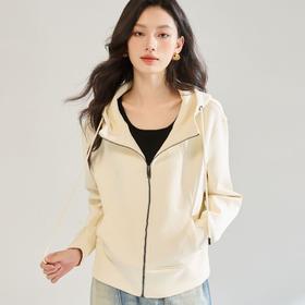 「高货sh」全新升级【铂金会员220/天猫289/差价69】(52543)洛诗琳新款时尚连帽外套2025秋季宽松显瘦休闲卫衣外套女