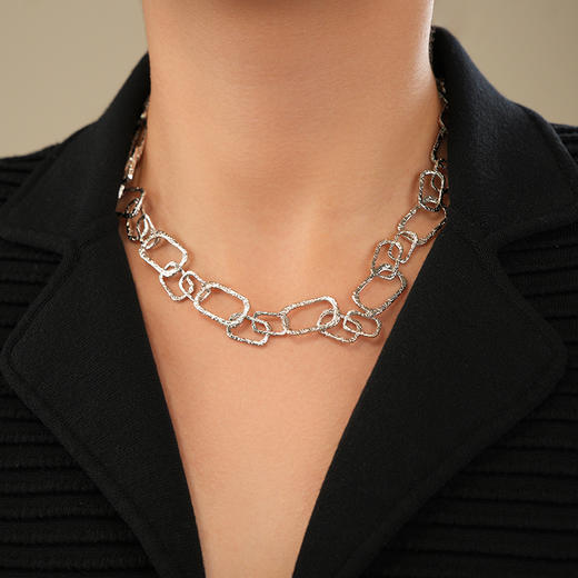 【秋季上新】Ancient Rome古罗马时期 | 罗马金/银色弧光项链 商品图6