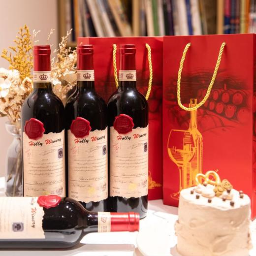 疯抢中！！【法国进口】霍利酒庄黄金古树邮票干红葡萄酒 750ml*4瓶礼袋装+海马刀 商品图6