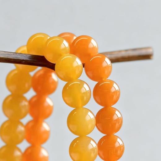 黄玉水晶手串缅甸手链收藏级 商品图4