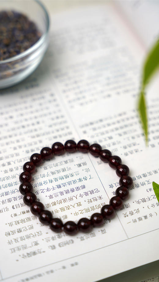 素园 石榴石水晶手串 高品质 商品图1