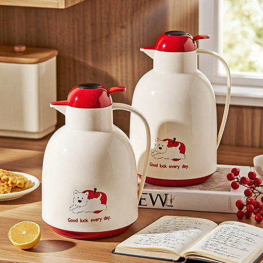 摩登主妇保温壶大容量2025新款家用玻璃内胆开水瓶暖壶宿舍热水壶 商品图0